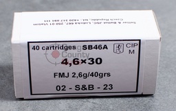 [SB46A] S&B FMJ, 4.6X30 HK, 40 Gr, 40 Rds