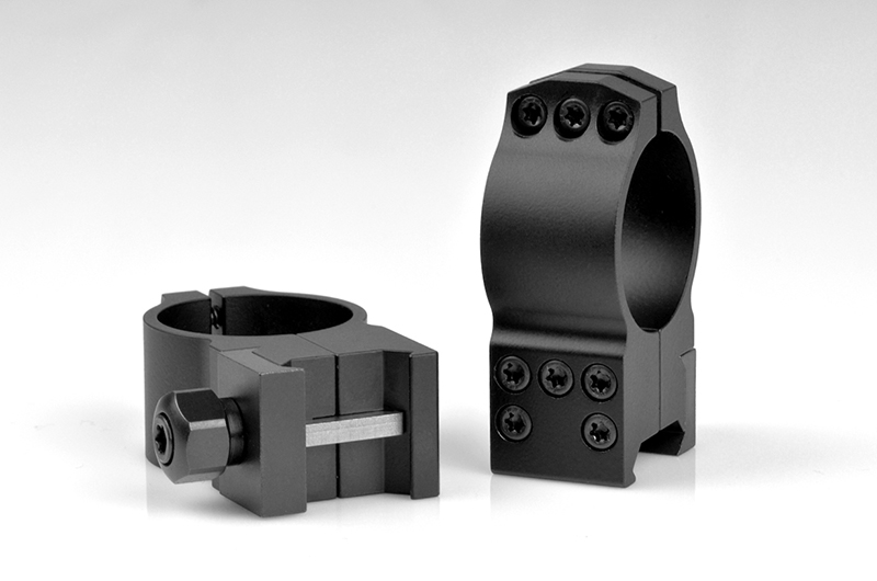 Warne 30mm Tactical High Matte Rings - Black