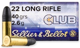 [SB22A] S&B SV Round Nose CBC Cartridge - .22LR - 50rd