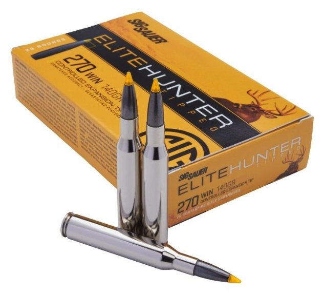 Sig Sauer Elite Hunter Tipped, 270 Win, 140 Gr, 20 Rds