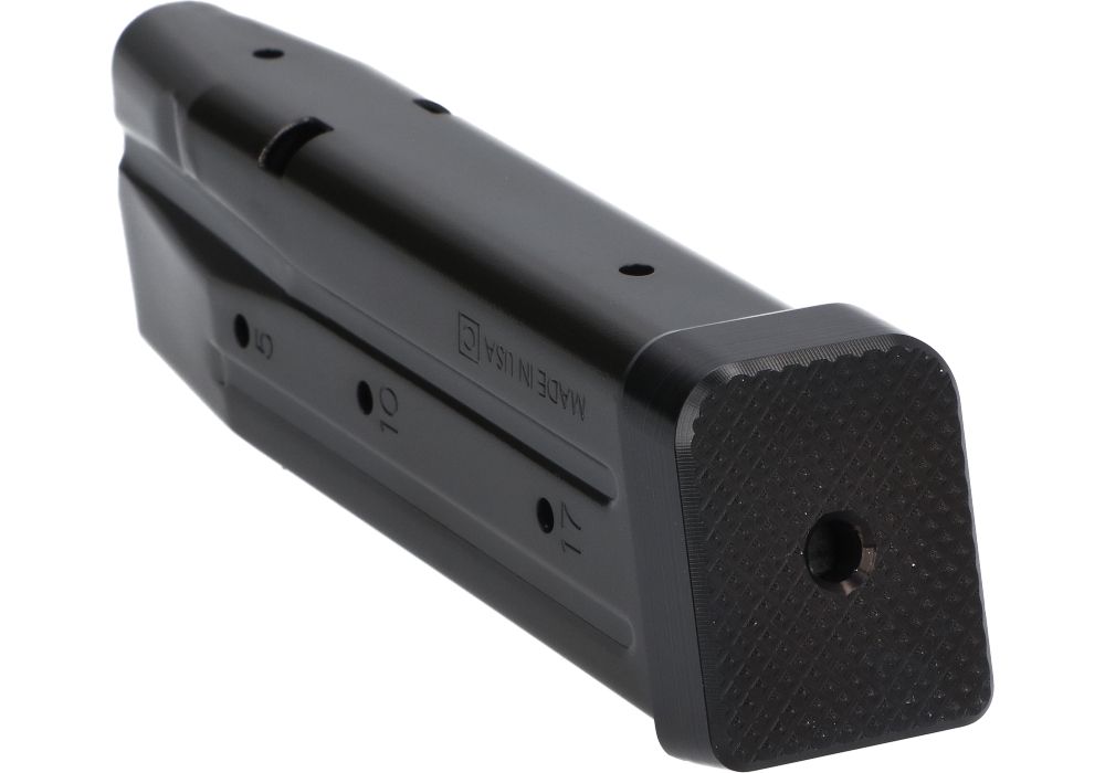 Sig Sauer P320 Magazine w/ Checkered Aluminum Base - 17rd - 9mm