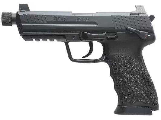 Heckler & Koch HK45 Tactical V1, .45 ACP, 5.2" BBL Threaded, 2x10 Rds