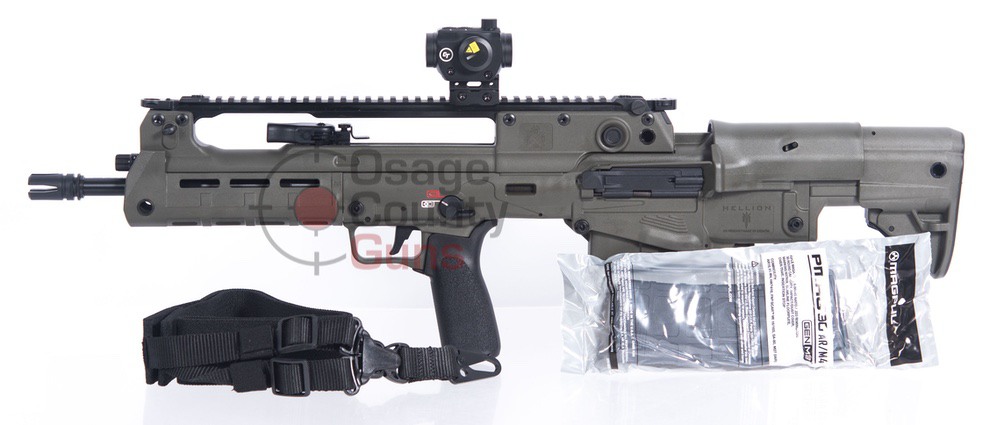 Springfield Armory Hellion Bullpup Rifle, ODG, 5.56 NATO, 16" BBL, 30 Rds