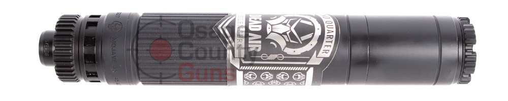Dead Air Mojave 45 GMS Low Back Pressure Silencer, 45 Cal, Black