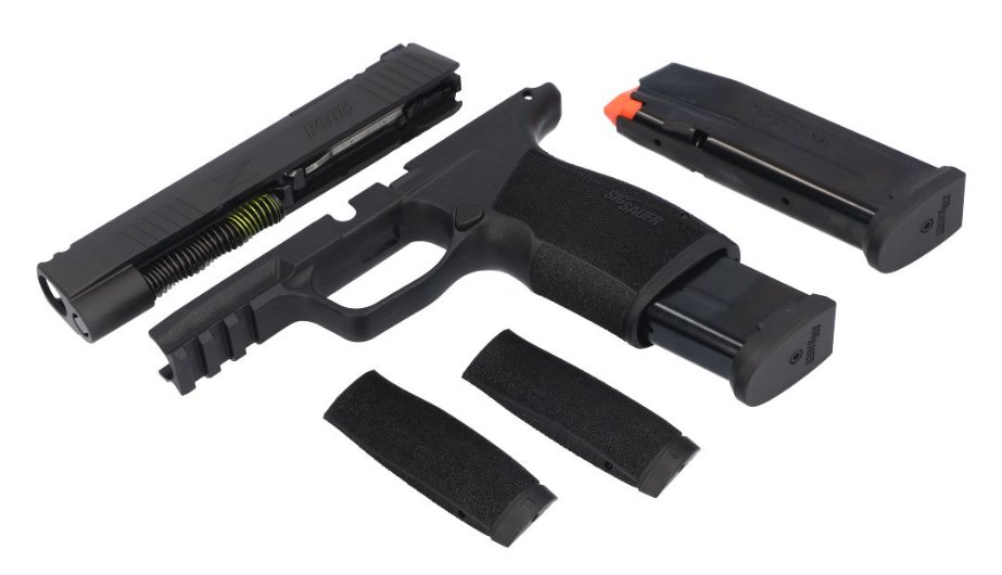 Sig Sauer P365 X-Macro Comp Cal-X Kit Black, 9mm, 3.1" BBL, 2x17 Rds