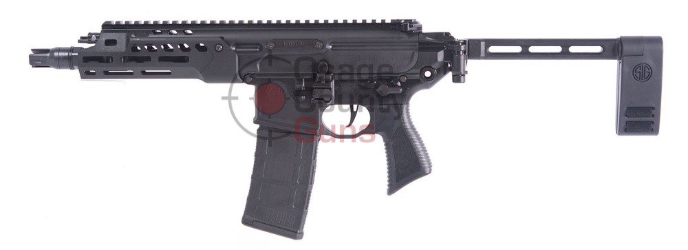 Sig Sauer MCX Rattler LT Pistol, Black, 5.56 NATO, 7.75" BBL, 30 Rounds