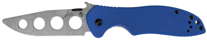 Kershaw Emerson E-Train Knife - 3.2" Fake Blade - Blue/Stainless