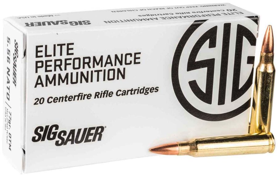 Sig Sauer Elite Match Grade OTM - 77gr - 5.56 NATO - 20rd