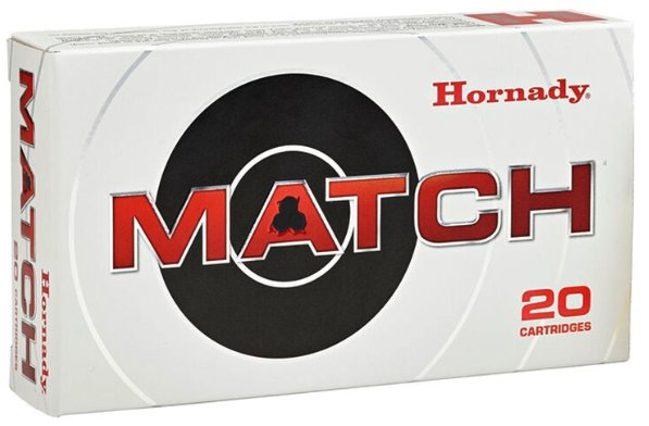Hornady Ammo ELD Match, 168gr, .308 WIN, 20rd