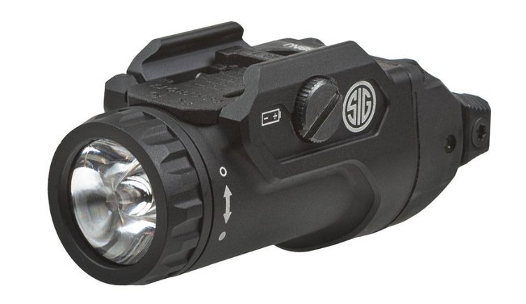 Sig Sauer FOXTROT2R Rechargeable Weapon Light, 700 Lumens, Black