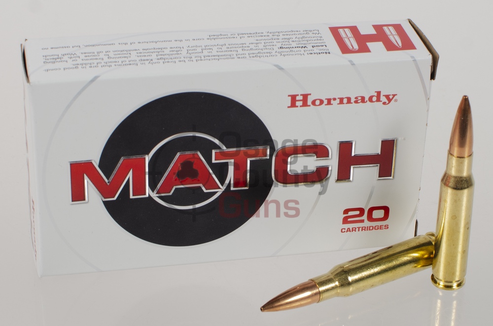 Hornady .308 Win CFRF BTHP, 168gr, 20rd