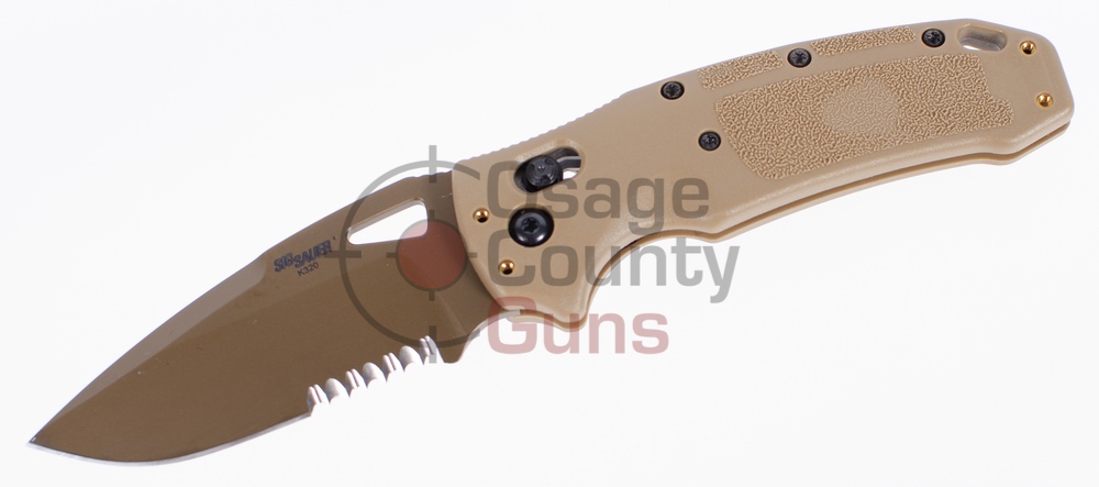 Hogue SIG K320 M17/M18 Manual Folder: 3.5" Drop Point Blade