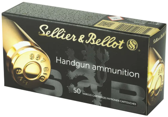 S&B FMJ, 357 SIG, 140 Gr, 50 Rds