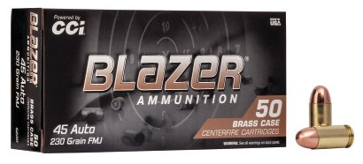 Blazer Brass FMJ - 230gr - .45 Auto - 50