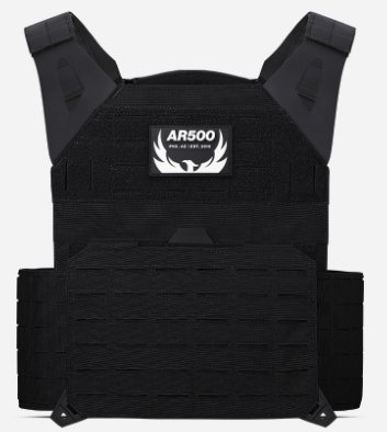 AR500 AR Invictus Plate Carrier - Black