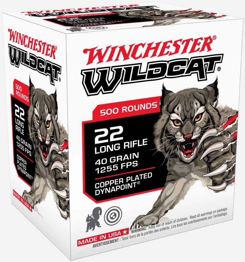 Winchester Wildcat DynaPoint - 40gr - .22 LR - 500rd