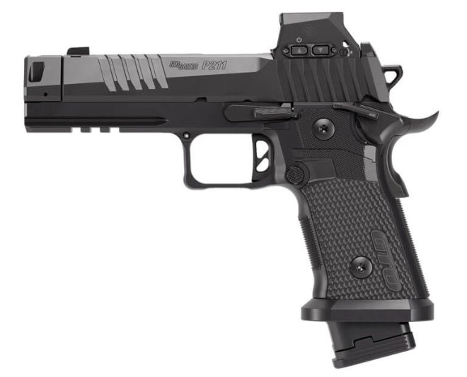 Sig Sauer P211-GTO w/ Romoe-X Pro, 9mm, 4.4" BBL w/Comp, 1x23/2x21 Rds