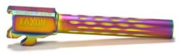 [320B910NFLOQ-N-NCR] Faxon Sig P320 Fullsize Flame Fluted Barrel, Non-Threaded, Chameleon PVD