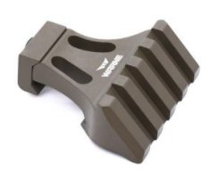 Warne Picatinny Side Mount Adapter, 45 degree, Dark Earth