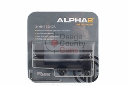 [SOA20004] Sig Sauer Alpha2 One Piece Scope Mount - 34mm 20MOA