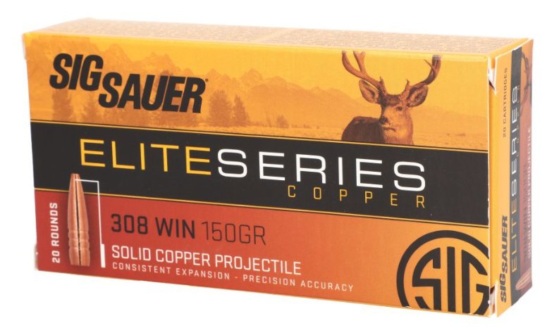 Sig Sauer Elite Copper Hunting 150gr .308 Win - 20rd