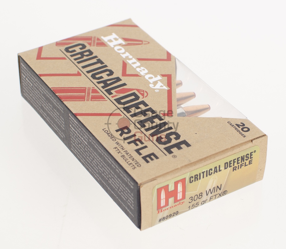 Hornady Critical Defense .308 Win - FTX - 155 gr - 20rd
