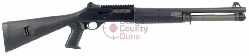 Benelli M4 LE Tactical, Pistol Grip, 12 Ga, 18.5" BBL, 3" Chamber, 7 Rds