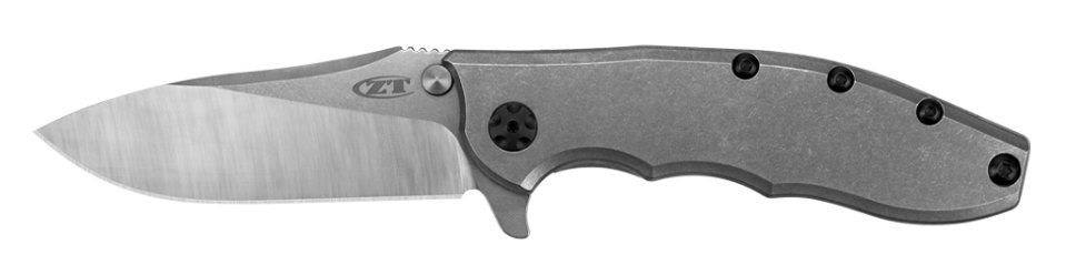 ZT 0562TI Titanium Hinderer, 3.5" Blade