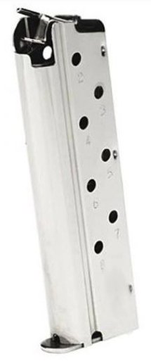 Springfield Armory 1911 Stainless Magazine, .45 ACP, 8rd