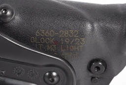 [U-Safariland-6360-2832] USED Safariland 6360 ALS/SLS Level-3 RH Black Duty Holster for GLOCK 19 23 w/ LIGHT