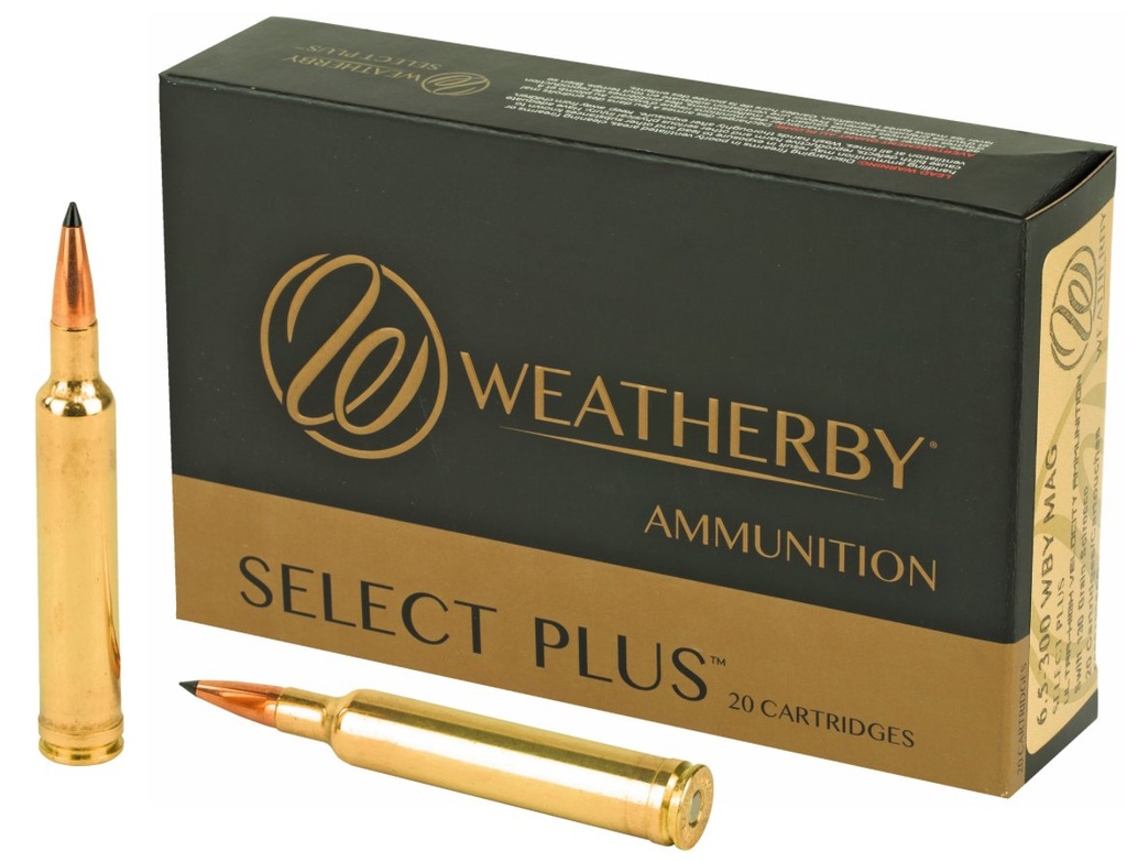 Weatherby Select Plus, 6.5-300 Wby Mag, 130gr, Swift Scirocco, 20rd