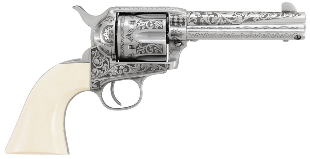Uberti 1873 SA Cattelman Patton Engraved, .45 ACP, 4.75", 6rd