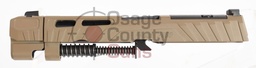 [SLIDE-BBL-320-SPECTRE-9-COMP-COY] Sig Sauer P320 Spectre Comp Complete Slide, 9mm, 4.6", Optic Ready - Coyote