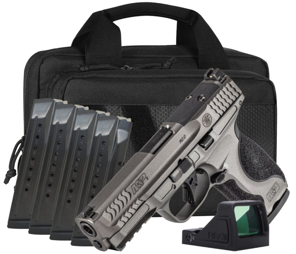 S&W M&P9 M2.0 Metal Full Size w/ Green Dot, 9mm, 4.25", 17rd