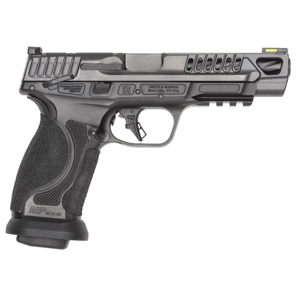 S&W M&P 9 M2.0 Competitor HD Optic Ready TS Blk 9mm Luger 5in 17rnd SF, 9mm Luger, 5" bbl, 17 rd, Black