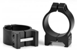 Warne 30mm, PA, Low Matte Rings