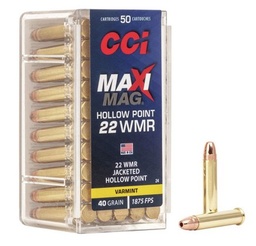 [CCI-24-BOX] CCI Maxi-Mag HP 40gr .22 WMR - 50rd