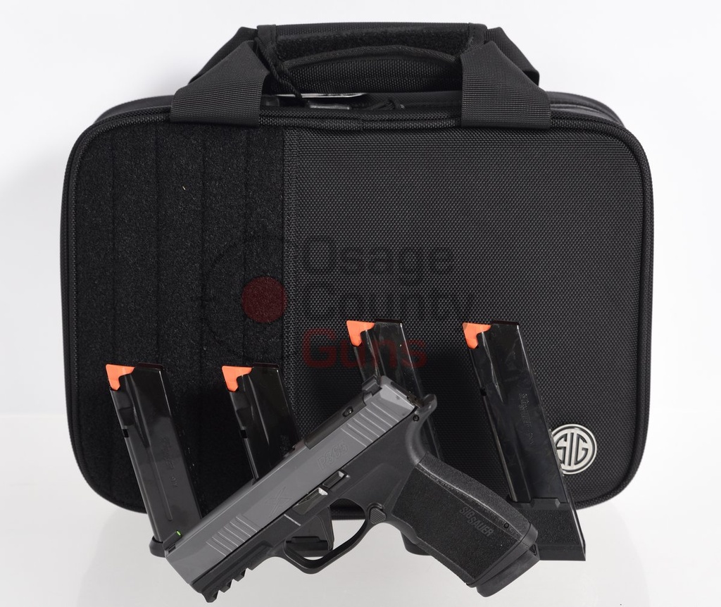 Sig Sauer P365 Gray 2-Tone TACPRO w/ Safety, 9mm, 3.7", 17/21rd