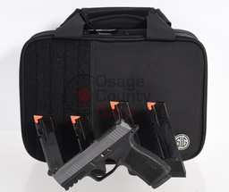 [365XCA-9-GYXR3-MS-TACPRO] Sig Sauer P365 Gray 2-Tone TACPRO w/ Safety, 9mm, 3.7", 17/21rd