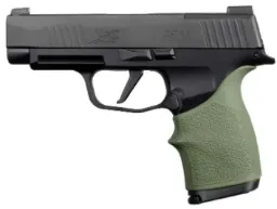 [Hogue-18711] Hogue Grips, HandAll BGS Sig Sauer P365XL OD Grn