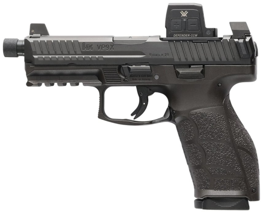 H&K VP9A1 X Tactical - 9mm 4.7" Threaded w/ Vortex Defender, 17/20rd