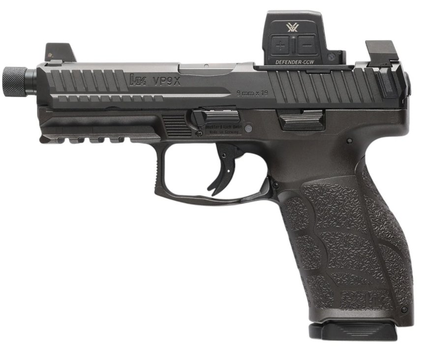 H&K VP9A1 X Tactical, 9mm, 4.7", 15rd w/ Vortex Defender CCW