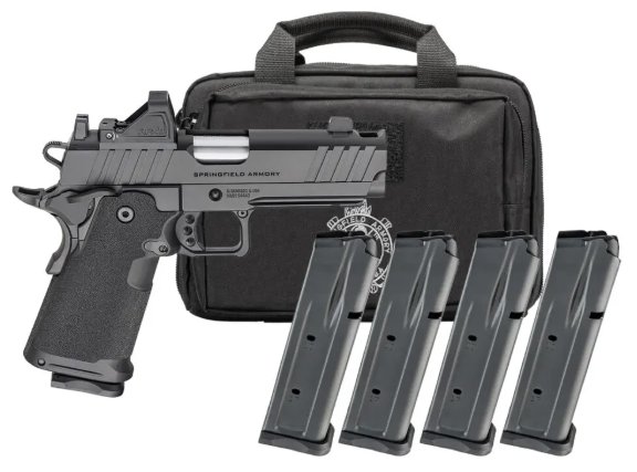 Springfield 1911 DS Prodigy AOS Comp Gear Pac, 9mm, 4.25", 17/20rd
