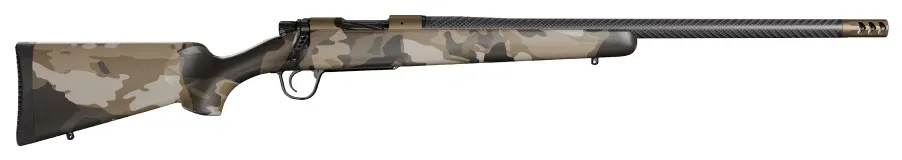 Christensen Arms Ridgeline FFT Burnt Bronze Barren Dune  - 300 PRC - 22 In - Carbon Fiber Brl - Burnt Brz Cerakote Rec - Carbon Barren Dune Stk