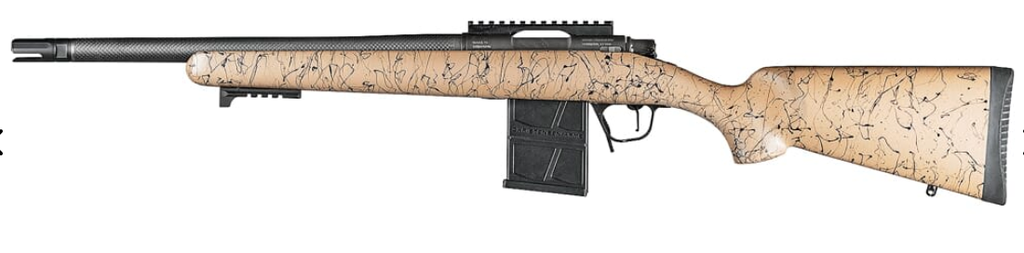 Christensen Arms Ridgeline Scout   - 300 BLK - 16 In - Carbon Fiber Brl - Black Nitride Rec - Tan w/ Black webbing Stk