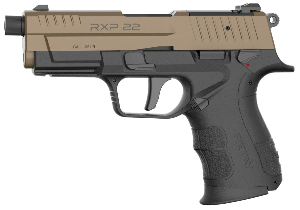 Retay RXP22 FDE / BLK Slide Thread Barrel W/ 2 - 13rd Magazines - 22LR