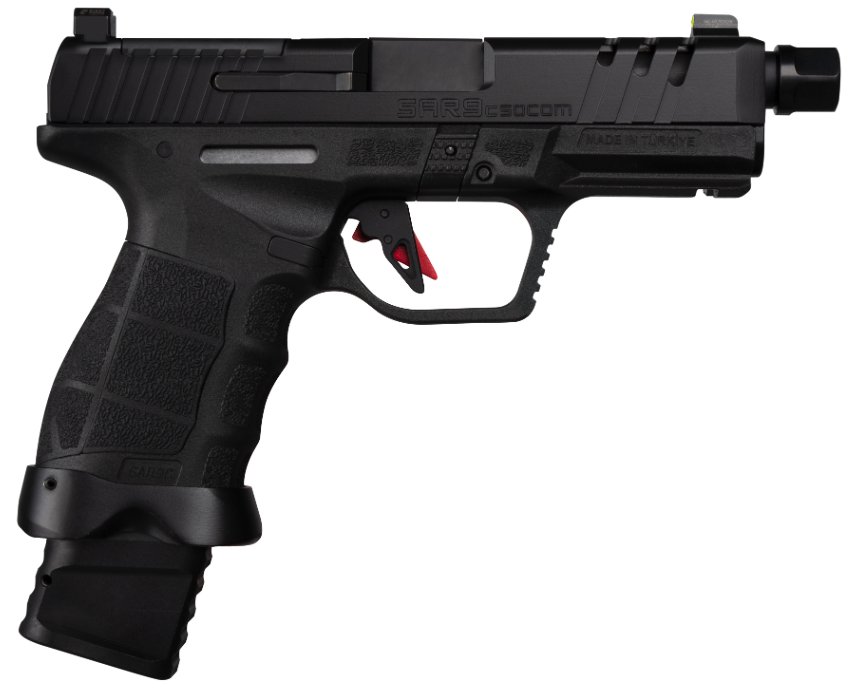 SAR USA SAR9 Compact SOCOM, 9mm, 4.5", 15/21rd