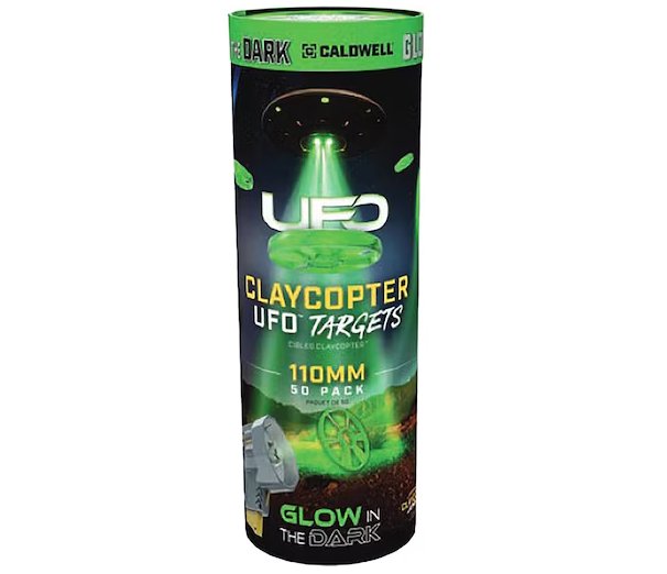 CALDWELL ClayCopter UFO 110mm Glowing Target 50 Pack Tube