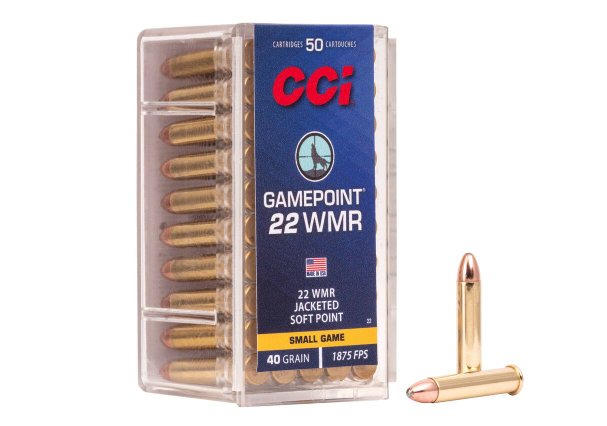 CCI 22 Mag Gamepoint, .22 WMR, 40gr, JSP, 50rd