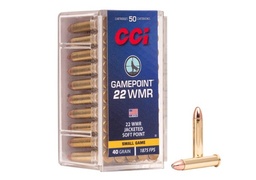 [22] CCI 22 Mag Gamepoint, .22 WMR, 40gr, JSP, 50rd